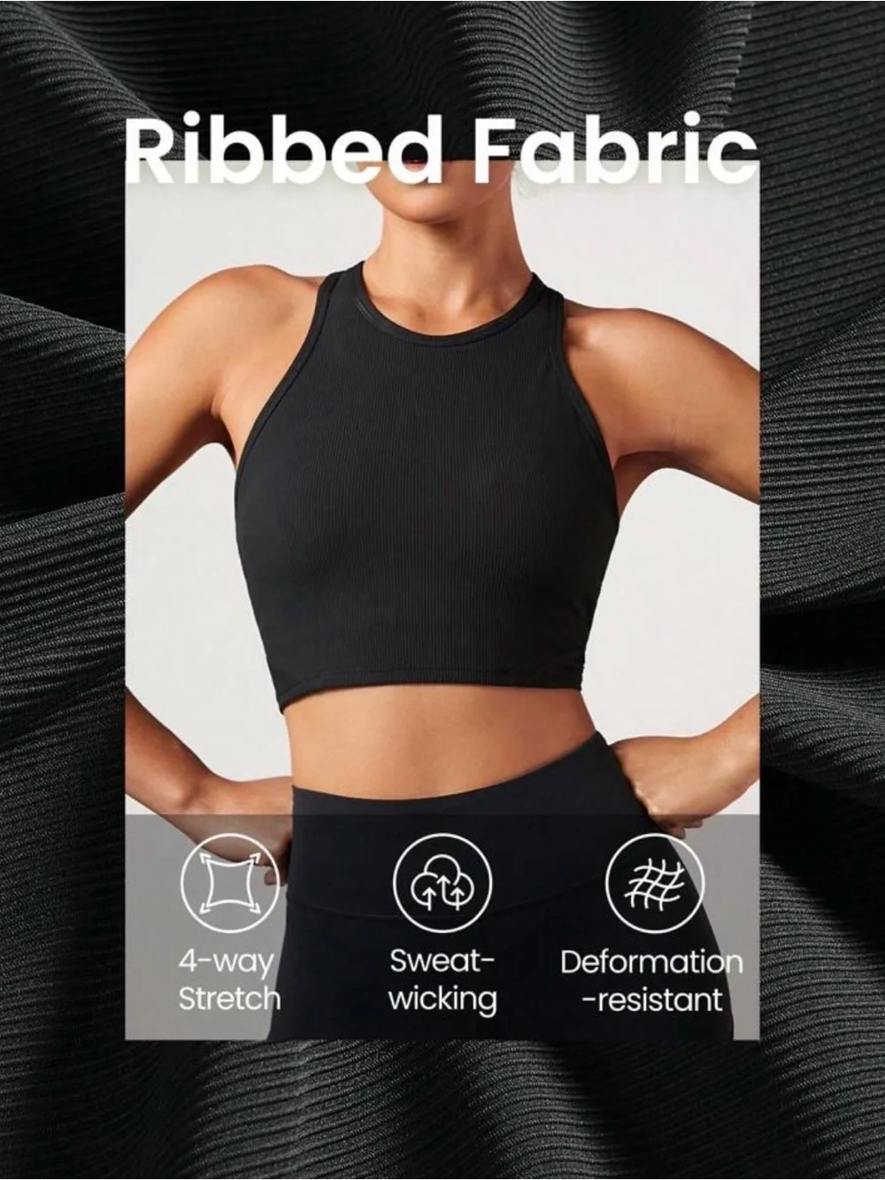 2 pack Glowmode ribbed tank top bundle